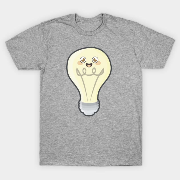 Kawaii Bulb T-Shirt by KawaiiNir